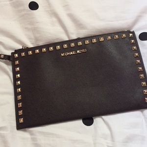 Michael Kors Studded Clutch